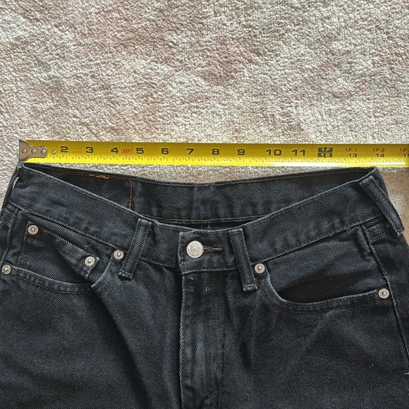 Levi's Vintage 505 Black Denim - Picture 5 of 6